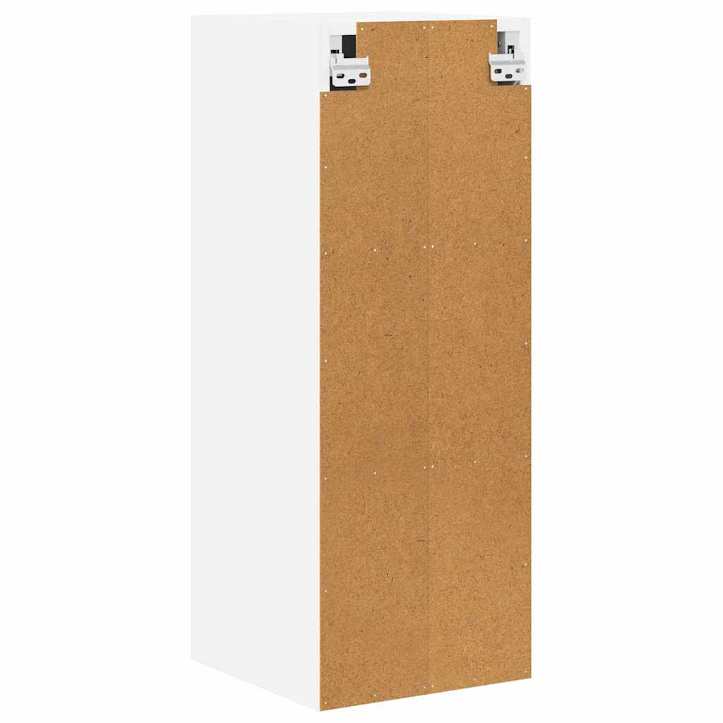 vidaXL Hanging Cabinet with Door White 30 x 31 x 80 cm Engineered Wood