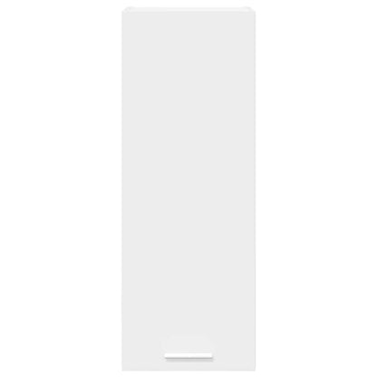 vidaXL Hanging Cabinet with Door White 30 x 31 x 80 cm Engineered Wood