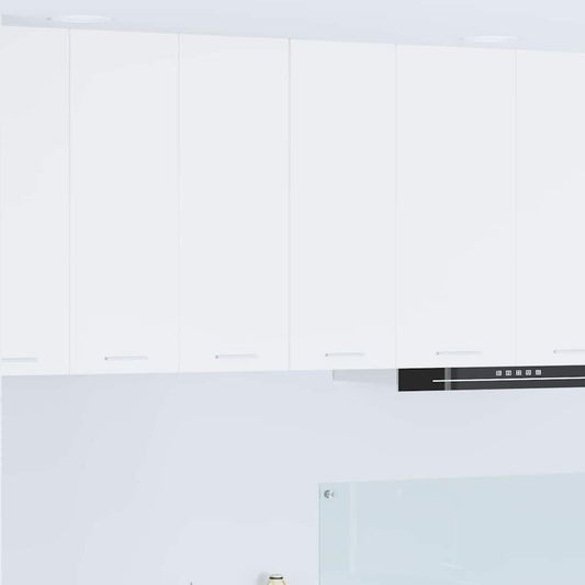 vidaXL Hanging Cabinet 2 pcs White 30 x 31 x 80 cm Engineered Wood