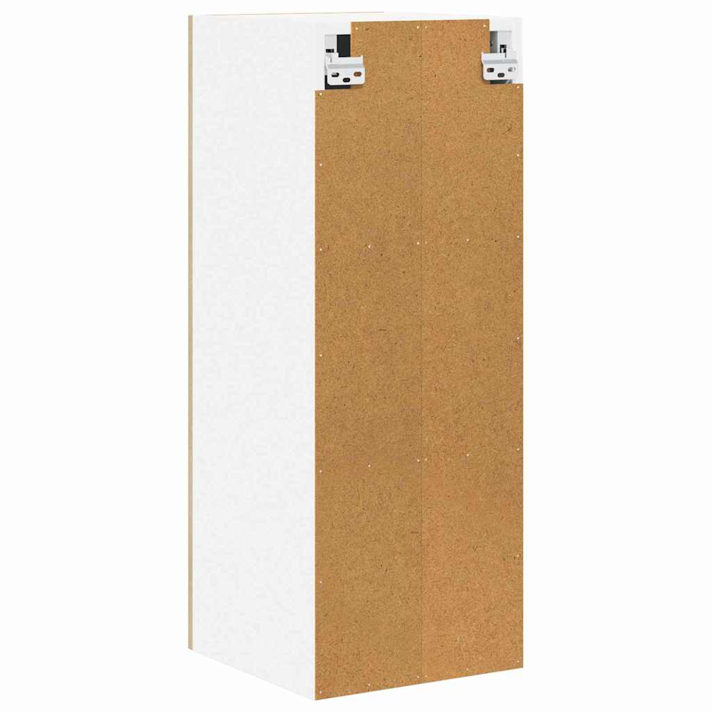 vidaXL Hanging Cabinet Sonoma Oak and White 30 x 31 x 80 cm