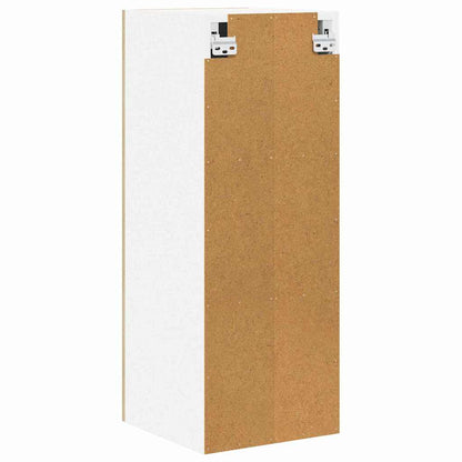 vidaXL Hanging Cabinet Sonoma Oak and White 30 x 31 x 80 cm