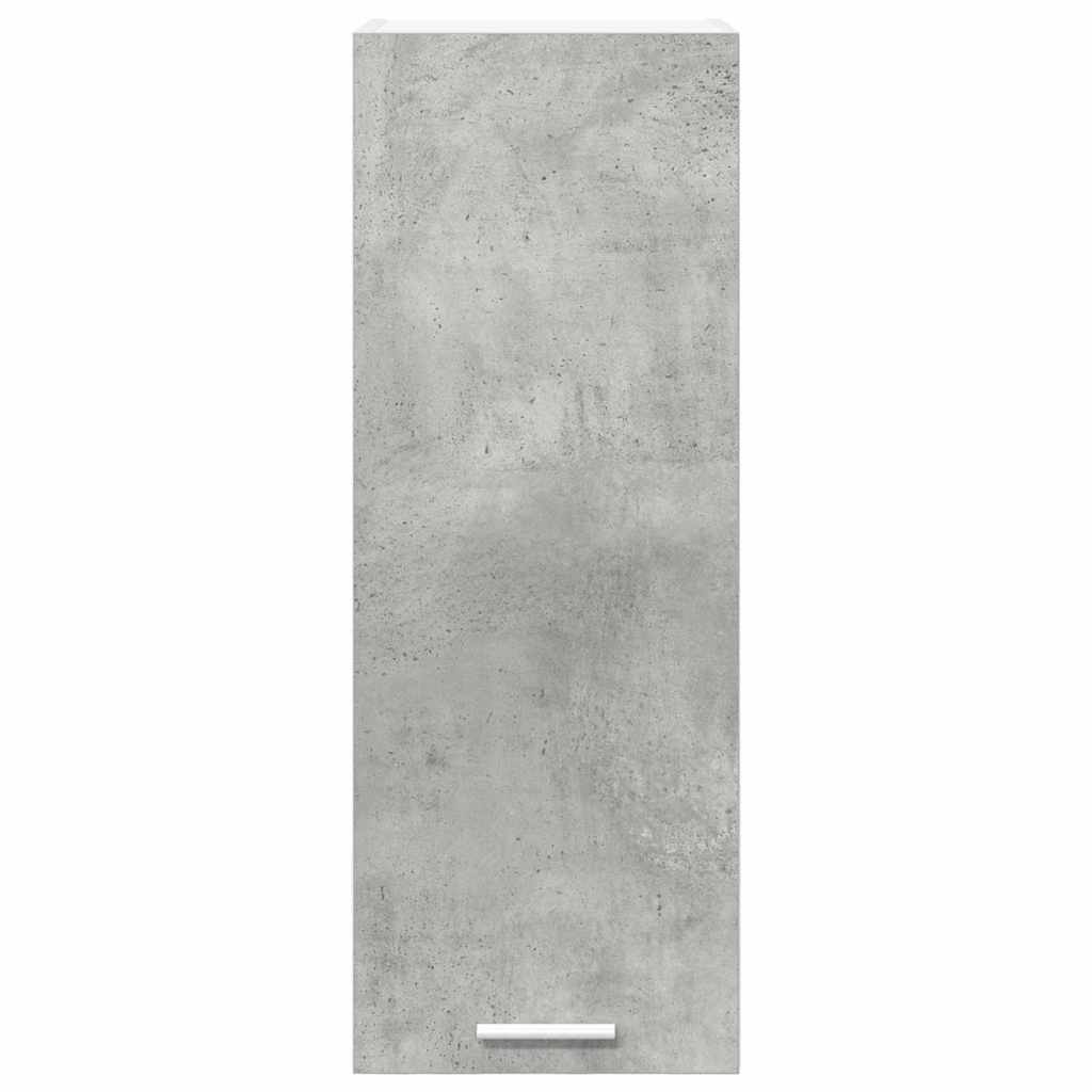 vidaXL Hanging Cabinet Concrete Grey and White 30 x 31 x 80 cm