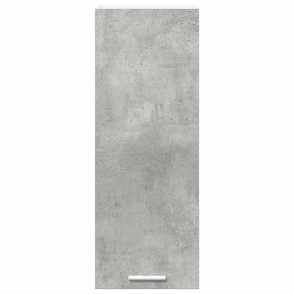 vidaXL Hanging Cabinet Concrete Grey and White 30 x 31 x 80 cm