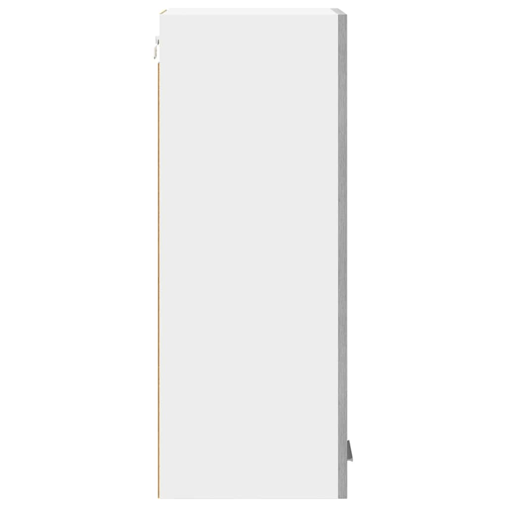 vidaXL Hanging Cabinet 2 pcs Grey Sonoma and White 30 x 31 x 80 cm
