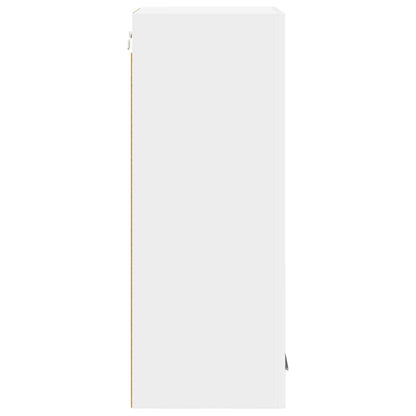 vidaXL Hanging Cabinet with Door White 40 x 31 x 80 cm Engineered Wood