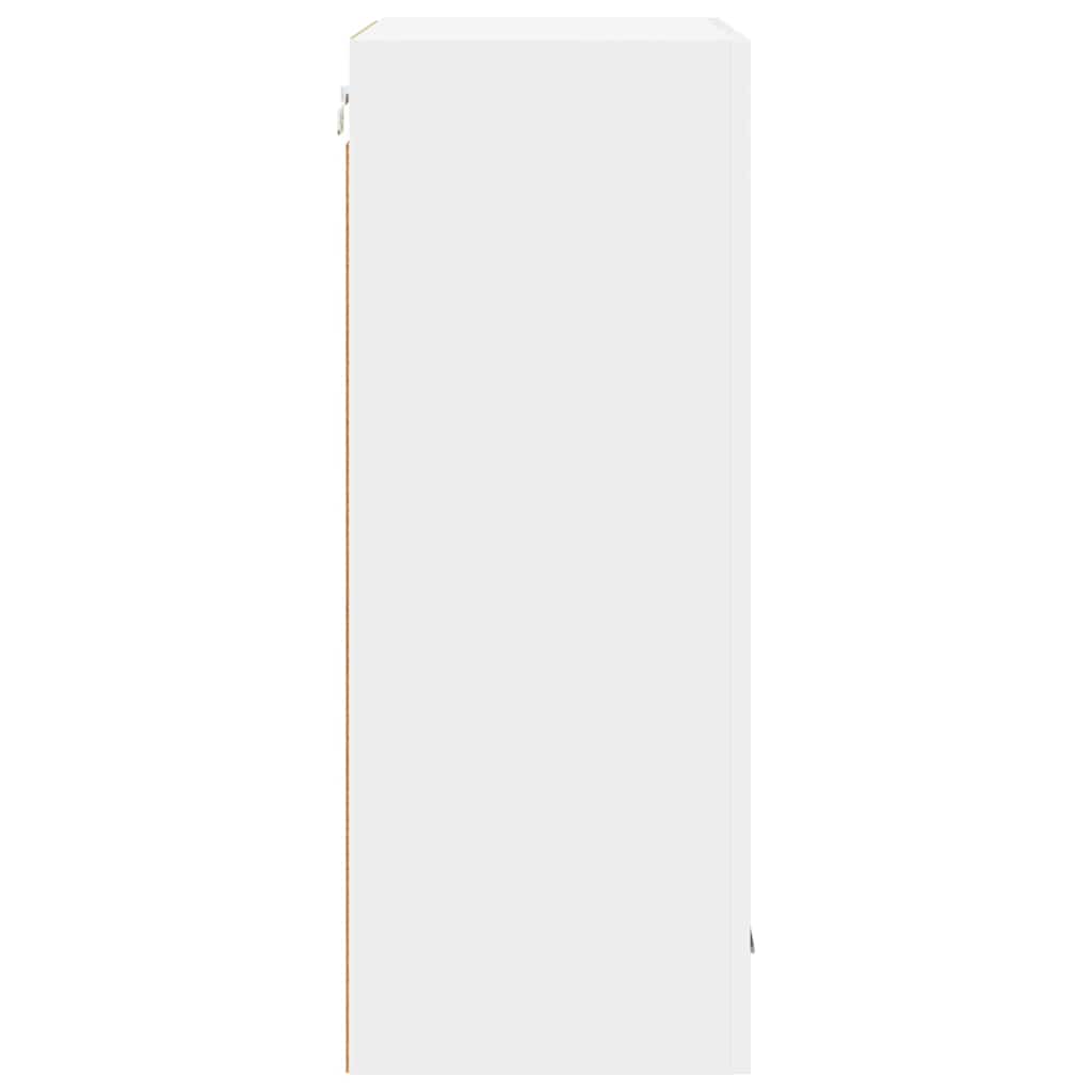 vidaXL Hanging Cabinet with Door White 50 x 31 x 80 cm Engineered Wood