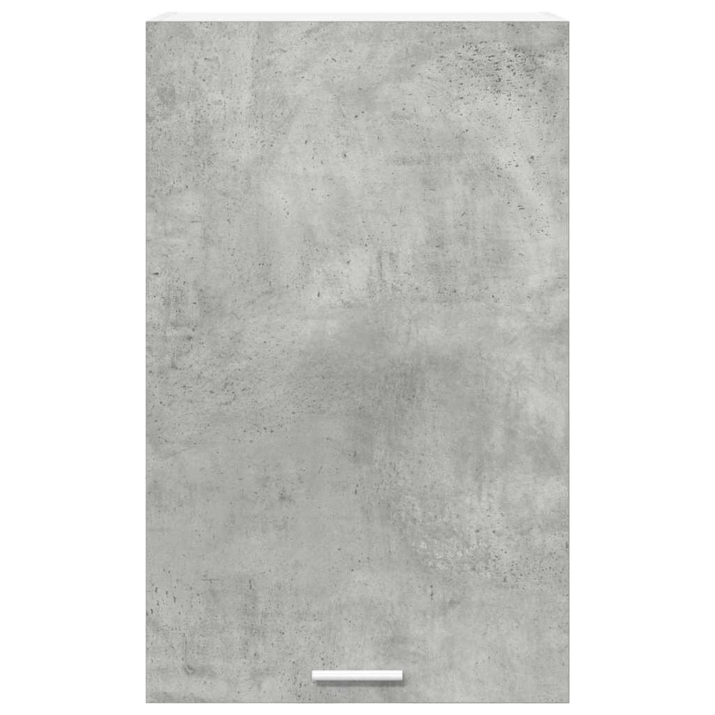 vidaXL Hanging Cabinet Concrete Grey and White 50 x 31 x 80 cm