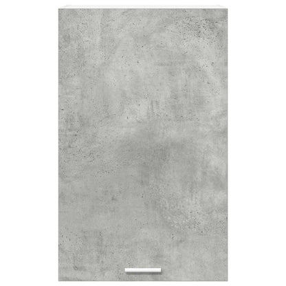 vidaXL Hanging Cabinet Concrete Grey and White 50 x 31 x 80 cm