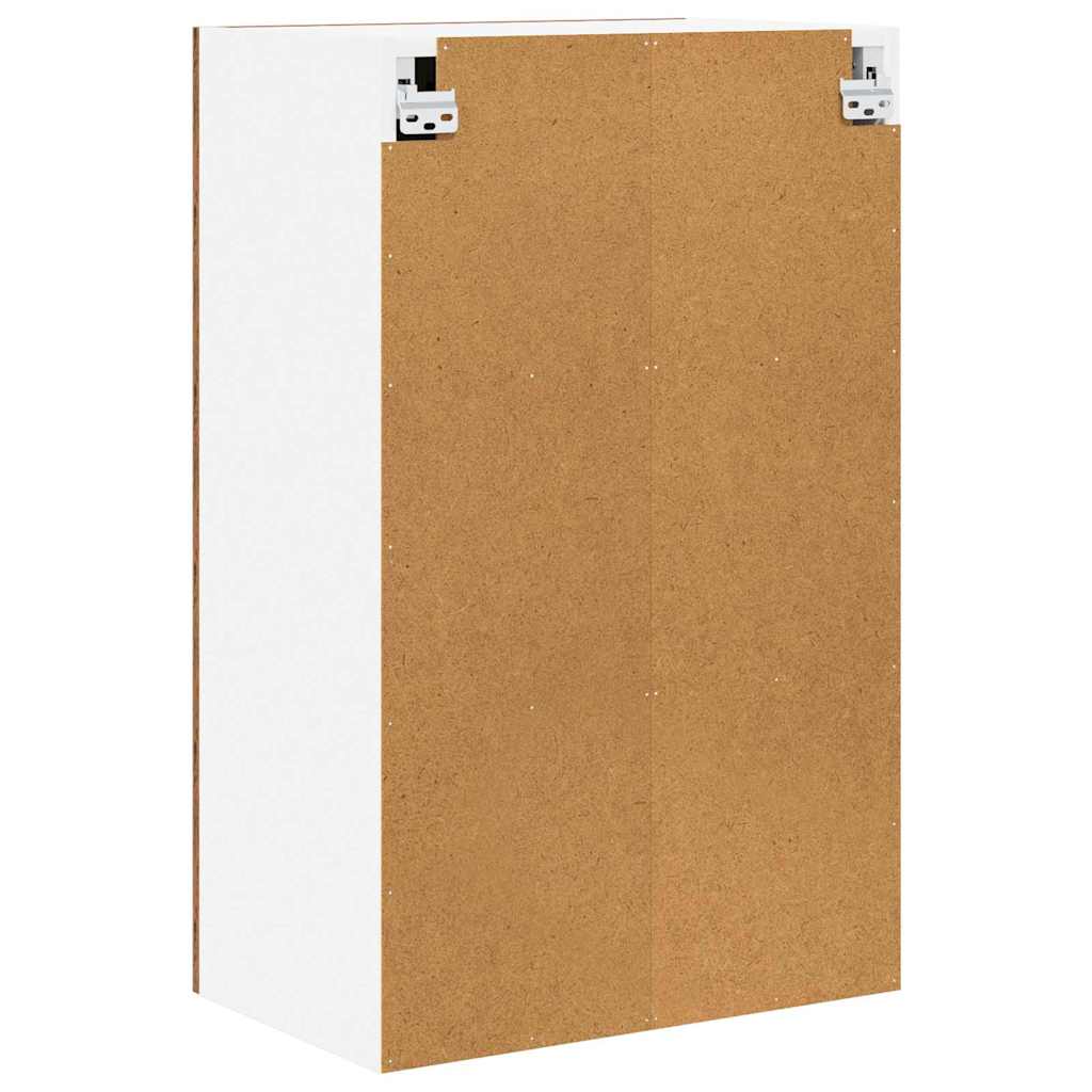 vidaXL Hanging Cabinet with Storage Old Wood and White 50 x 31 x 80 cm