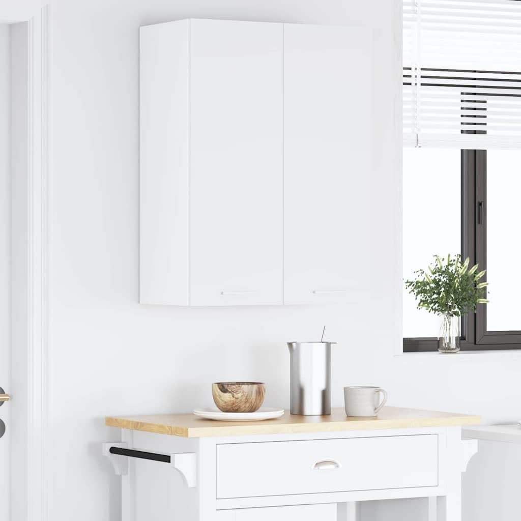 vidaXL Hanging Cabinet White 60 x 31 x 80 cm Engineered Wood