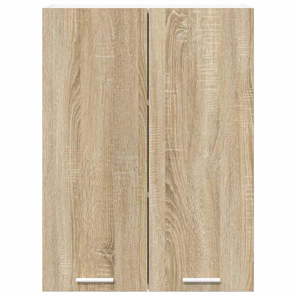 vidaXL Hanging Cabinet Sonoma Oak 60 x 31 x 80 cm Engineered Wood