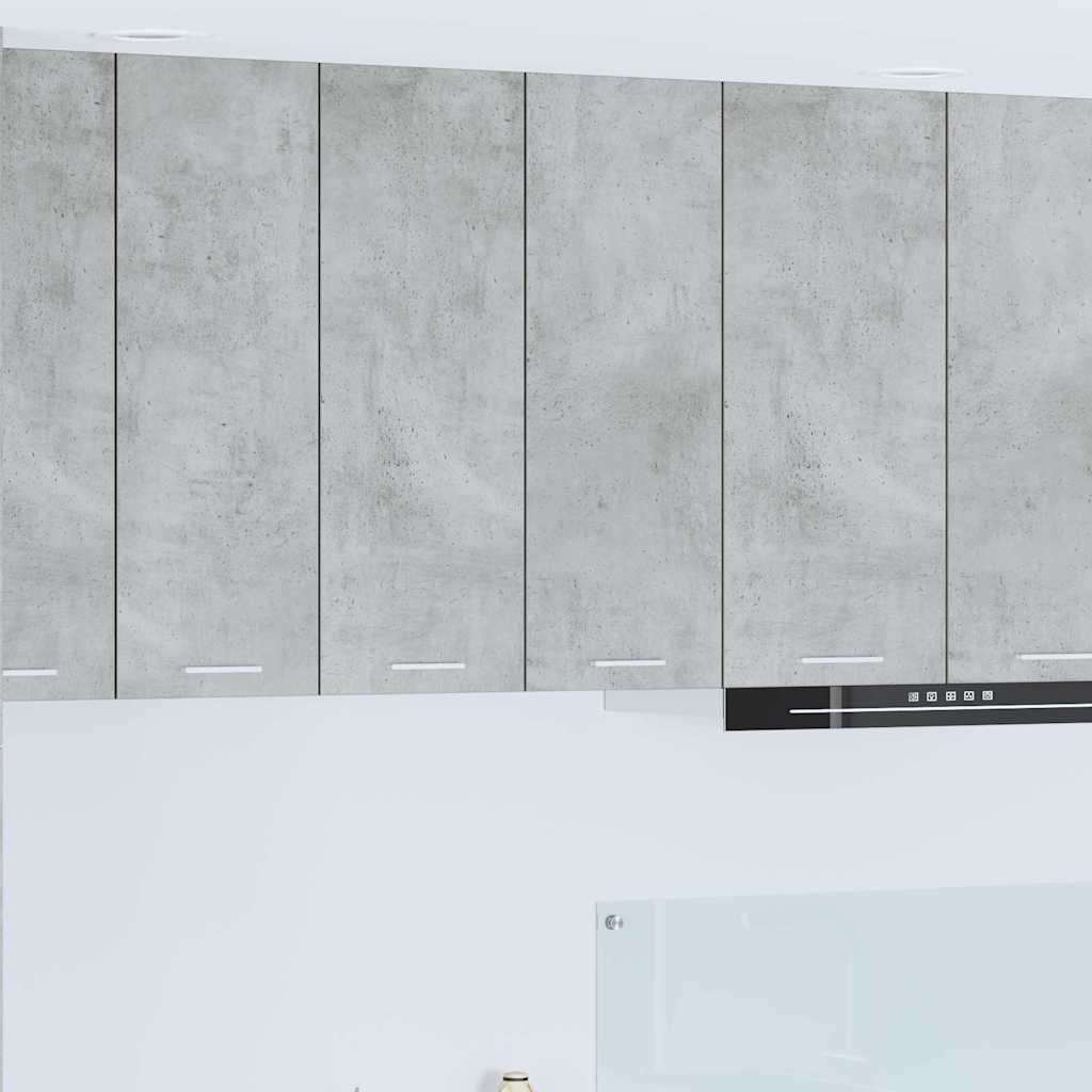 vidaXL Hanging Cabinet Concrete Grey 60 x 31 x 80 cm Engineered Wood