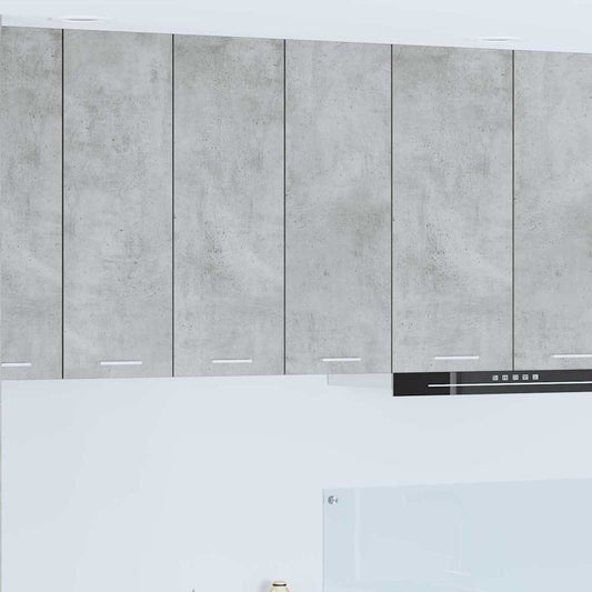 vidaXL Hanging Cabinet Concrete Grey 60 x 31 x 80 cm Engineered Wood