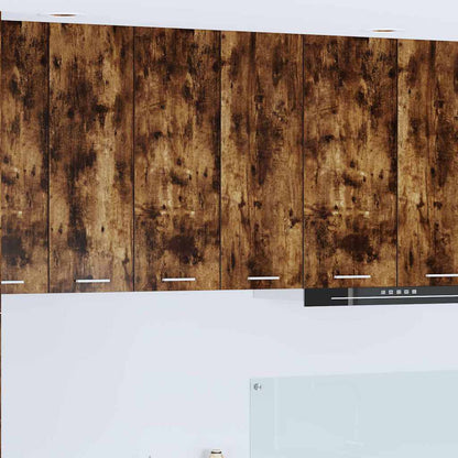 vidaXL Hanging Cabinet Smoked Oak 60 x 31 x 80 cm Engineered Wood
