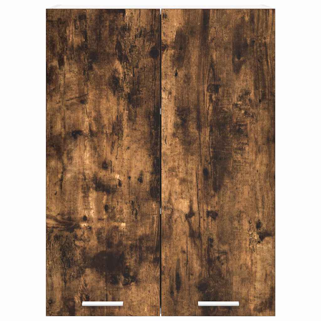vidaXL Hanging Cabinet Smoked Oak 60 x 31 x 80 cm Engineered Wood