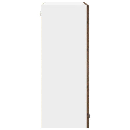 vidaXL Hanging Cabinet Smoked Oak 60 x 31 x 80 cm Engineered Wood