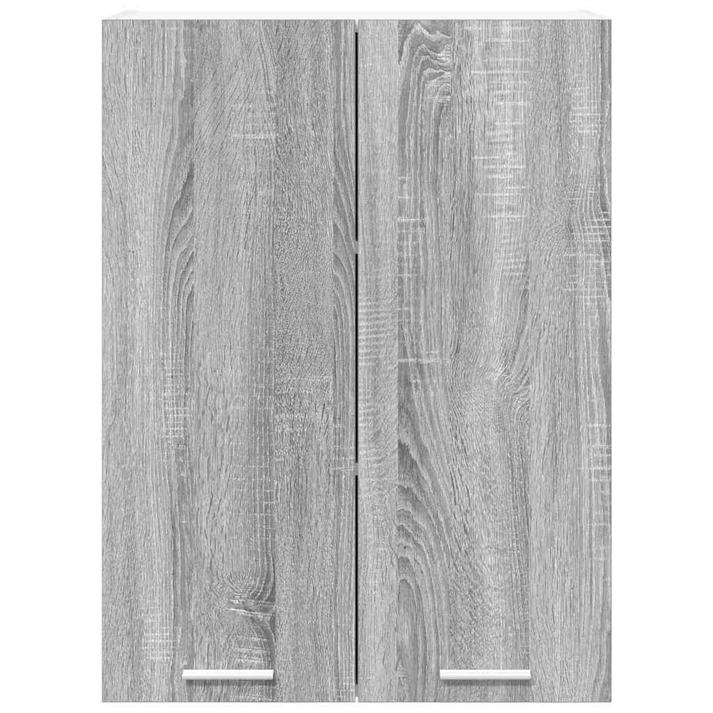 vidaXL Hanging Cabinet Grey Sonoma 60 x 31 x 80 cm Engineered Wood