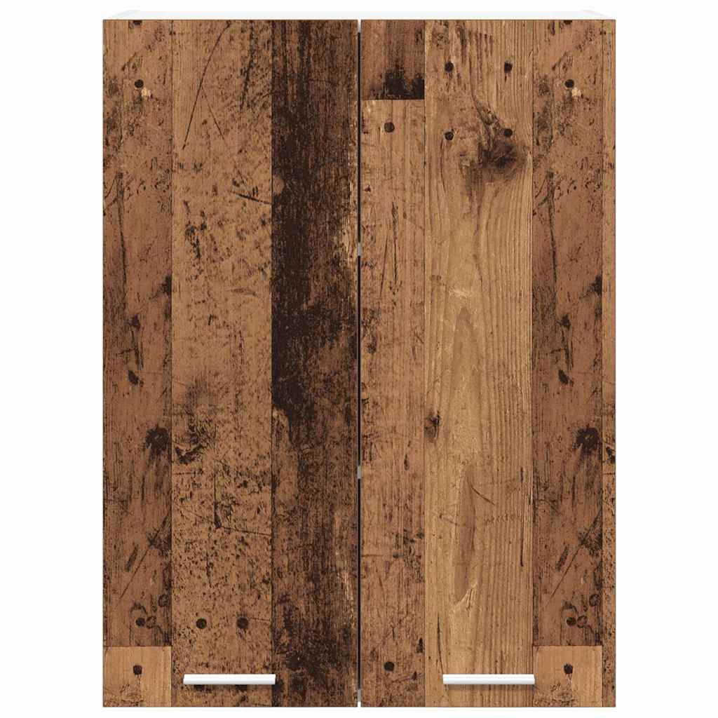 vidaXL Hanging Cabinet Old Wood 60 x 31 x 80 cm Engineered Wood