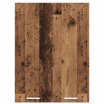 vidaXL Hanging Cabinet Old Wood 60 x 31 x 80 cm Engineered Wood