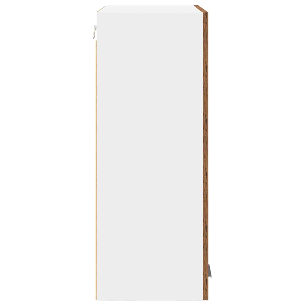 vidaXL Hanging Cabinet Old Wood 60 x 31 x 80 cm Engineered Wood