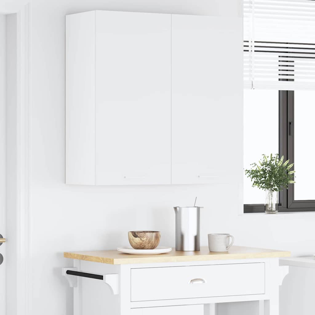 vidaXL Hanging Cabinet White 80 x 31 x 80 cm Engineered Wood