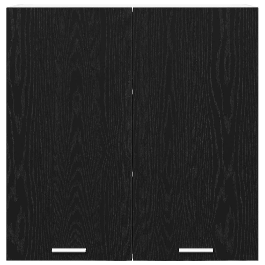vidaXL Hanging Cabinet Black Oak 80 x 31 x 80 cm Engineered Wood