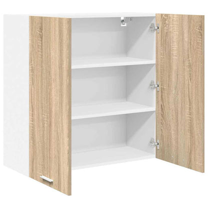 vidaXL Hanging Cabinet Sonoma Oak 80 x 31 x 80 cm Engineered Wood