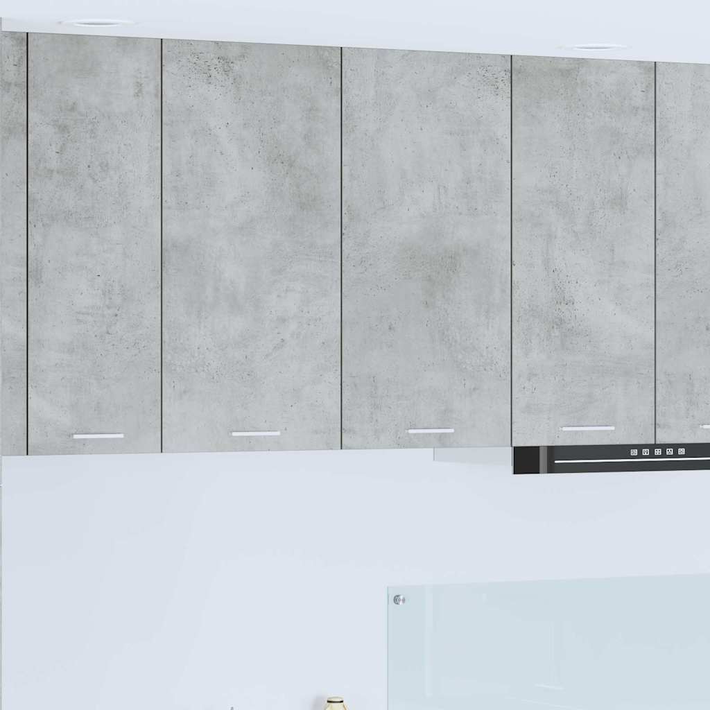 vidaXL Hanging Cabinet Concrete Grey 80 x 31 x 80 cm Engineered Wood