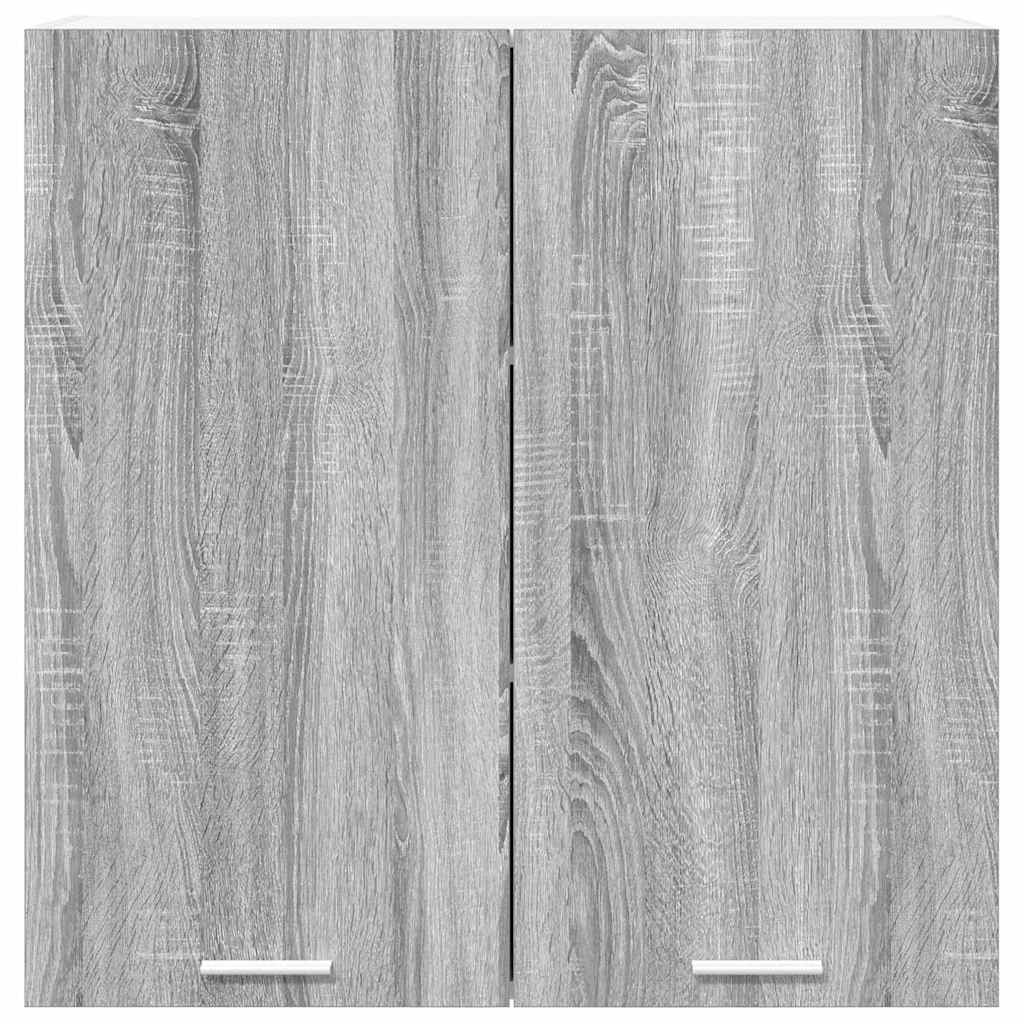 vidaXL Hanging Cabinet Grey Sonoma 80 x 31 x 80 cm Engineered Wood