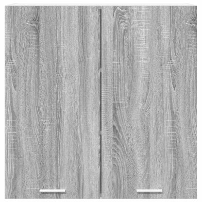 vidaXL Hanging Cabinet Grey Sonoma 80 x 31 x 80 cm Engineered Wood