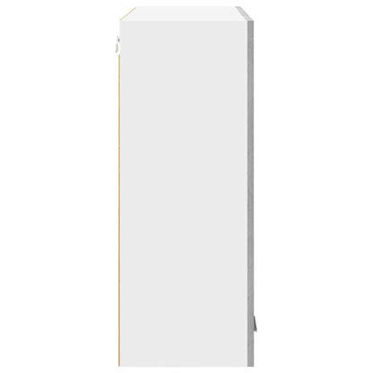 vidaXL Hanging Cabinet Grey Sonoma 80 x 31 x 80 cm Engineered Wood
