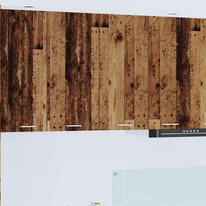 vidaXL Hanging Cabinet Old Wood 80 x 31 x 80 cm Engineered Wood
