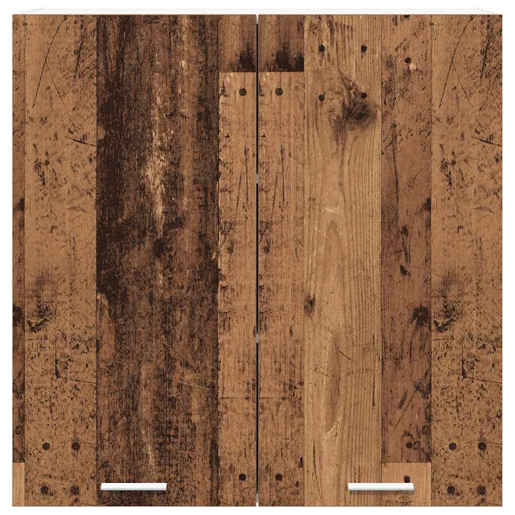 vidaXL Hanging Cabinet Old Wood 80 x 31 x 80 cm Engineered Wood