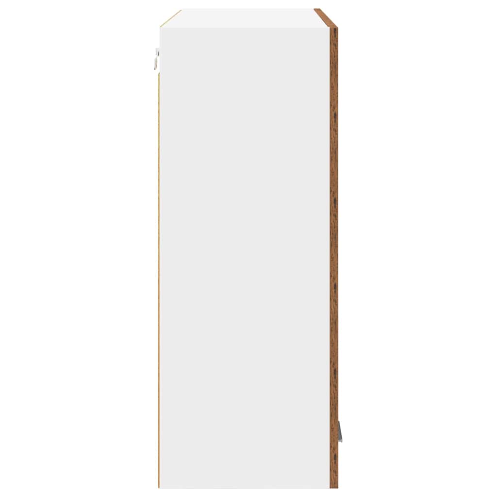 vidaXL Hanging Cabinet Old Wood 80 x 31 x 80 cm Engineered Wood