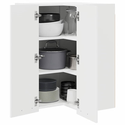 vidaXL Hanging Cabinet White 57 x 57 x 80 cm Engineered Wood