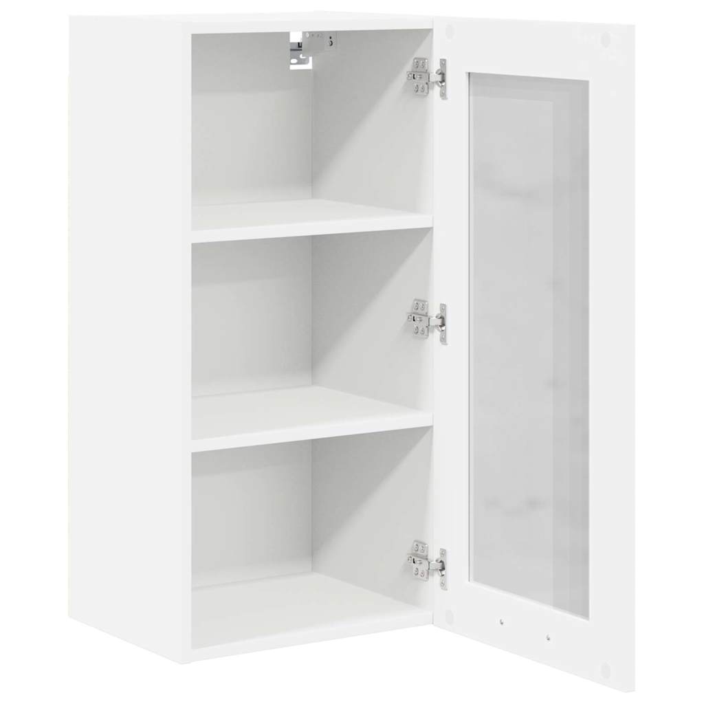 vidaXL Hanging Cabinet 2 pcs White 40 x 31 x 80 cm Engineered Wood