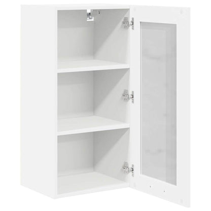 vidaXL Hanging Cabinet 2 pcs White 40 x 31 x 80 cm Engineered Wood