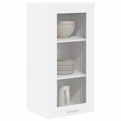 vidaXL Hanging Cabinet 2 pcs White 40 x 31 x 80 cm Engineered Wood