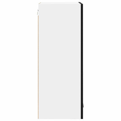 vidaXL Hanging Cabinet Black Oak 40 x 31 x 80 cm Engineered Wood