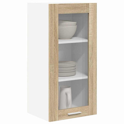 vidaXL Hanging Cabinet Sonoma Oak 40 x 31 x 80 cm Engineered Wood