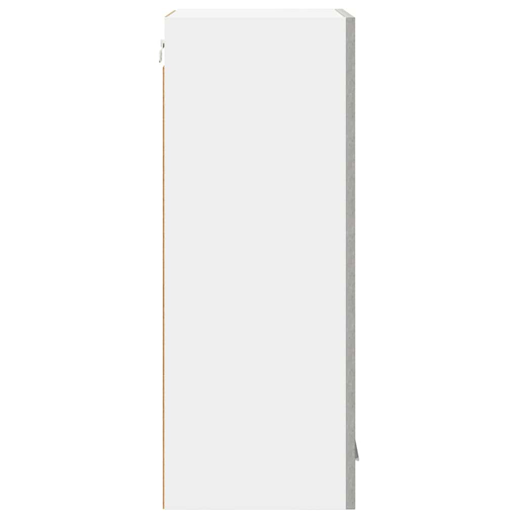 vidaXL Hanging Cabinet Concrete Grey 40 x 31 x 80 cm Engineered Wood