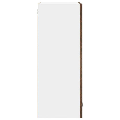 vidaXL Hanging Cabinet Smoked Oak 40 x 31 x 80 cm Engineered Wood