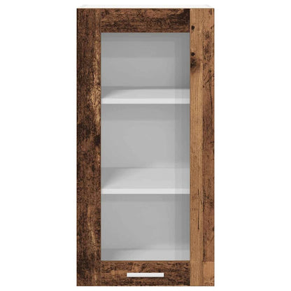 vidaXL Hanging Cabinet 2 pcs Old Wood Engineered Wood