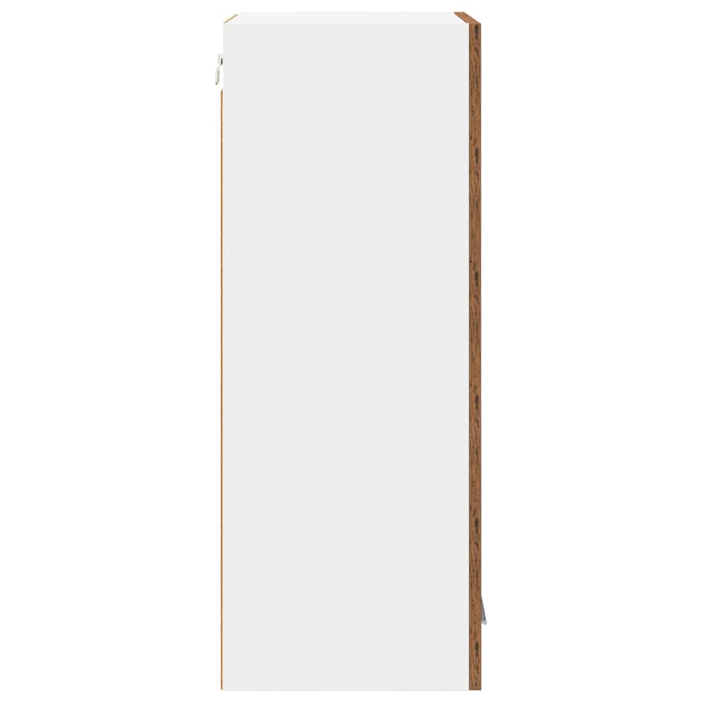 vidaXL Hanging Cabinet 2 pcs Old Wood 40 x 31 x 80 cm Engineered Wood