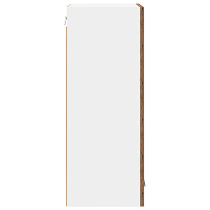 vidaXL Hanging Cabinet 2 pcs Old Wood 40 x 31 x 80 cm Engineered Wood