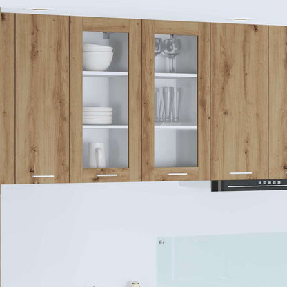 vidaXL Hanging Cabinet Artisan Oak 40 x 31 x 80 cm Engineered Wood