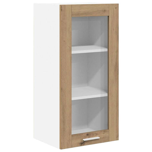 vidaXL Hanging Cabinet Artisan Oak 40 x 31 x 80 cm Engineered Wood