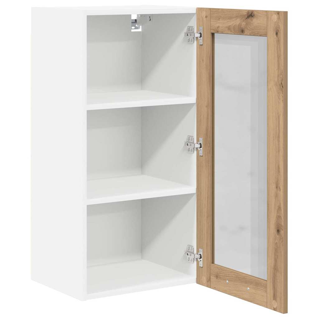 vidaXL Hanging Cabinet Artisan Oak 40 x 31 x 80 cm Engineered Wood