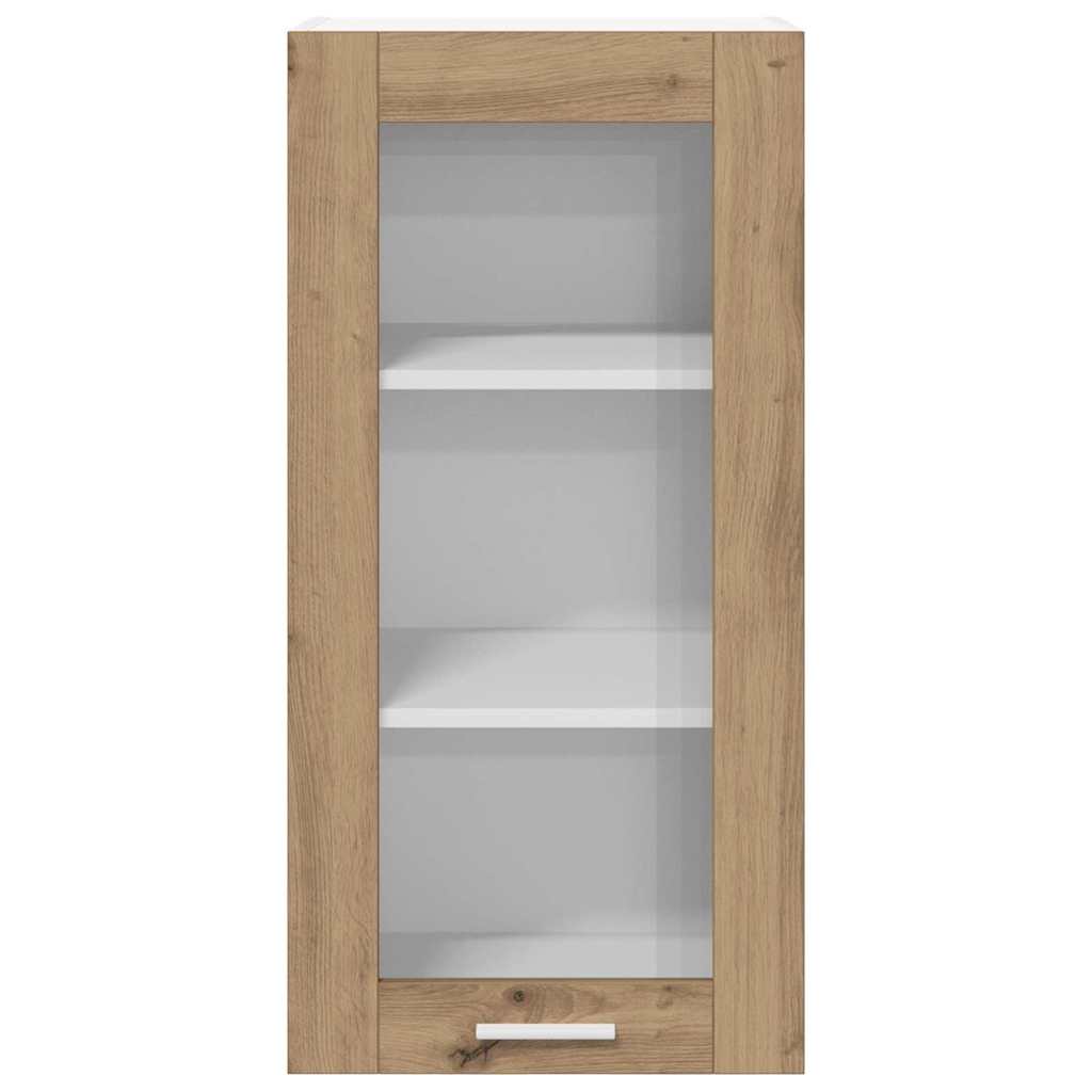 vidaXL Hanging Cabinet Artisan Oak 40 x 31 x 80 cm Engineered Wood