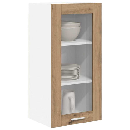 vidaXL Hanging Cabinet Artisan Oak 40 x 31 x 80 cm Engineered Wood